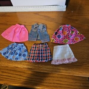 6 PIECE AUTHENTIC BARBIE CLOTHING